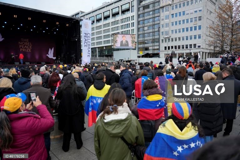 Noruega: Cerimónia de entrega do Prémio Nobel da Paz 2025