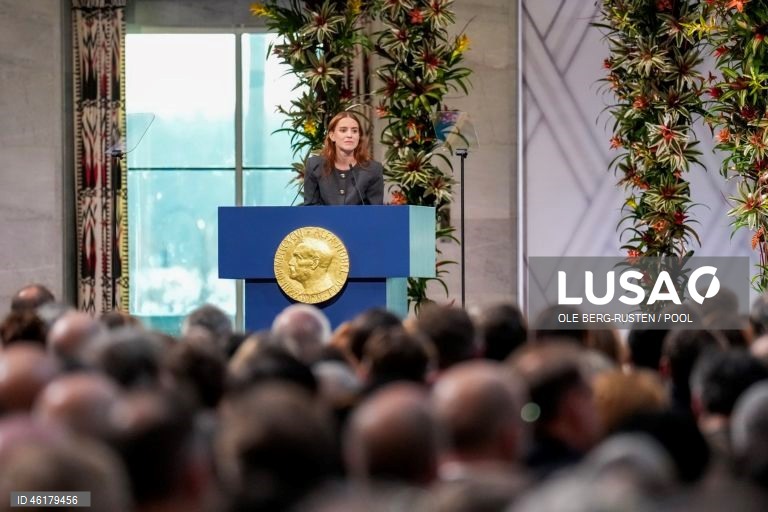Noruega: Cerimónia de entrega do Prémio Nobel da Paz 2025