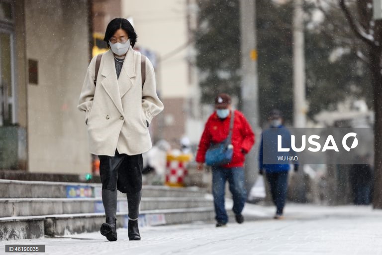 China: Neve em Pequim