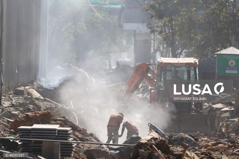 Índia: Poluição atmosférica em Mumbai