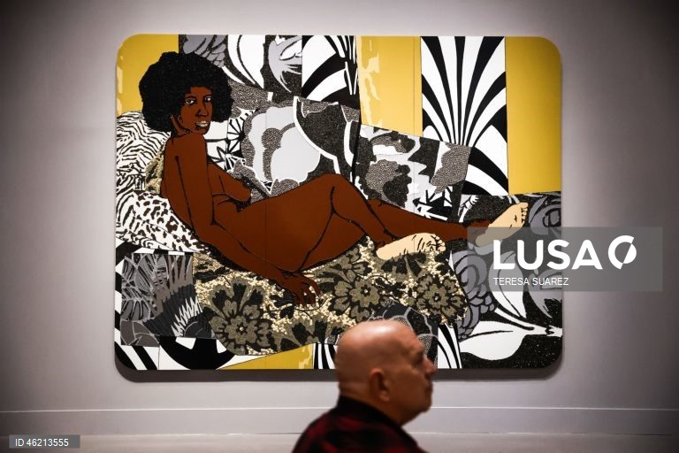 França: Exposição do artista americano Mickalene Thomas no Grand Palais em Paris