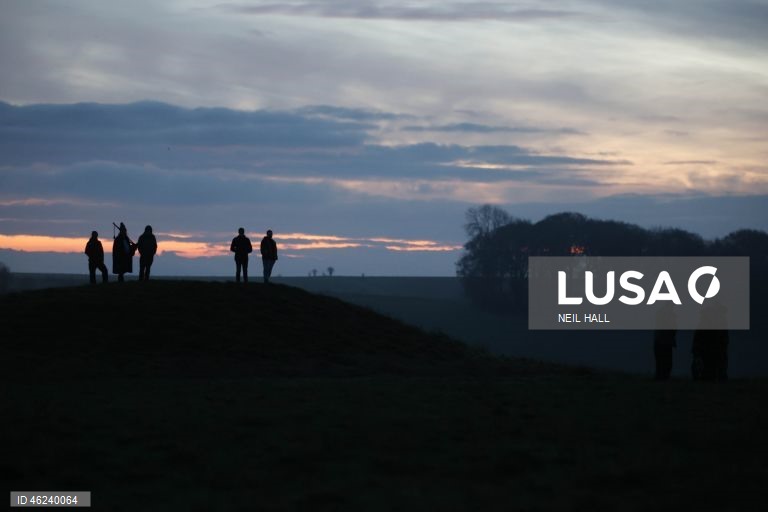 Solstício de inverno em Stonehenge