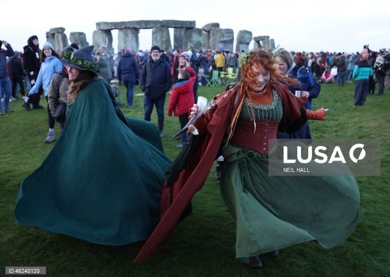 Solstício de inverno em Stonehenge