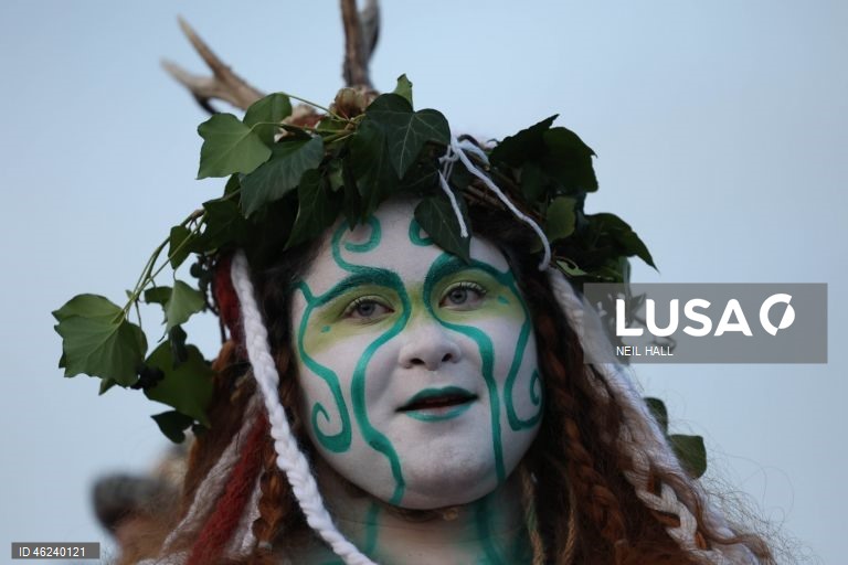 Solstício de inverno em Stonehenge