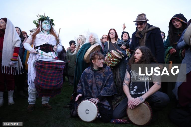 Solstício de inverno em Stonehenge