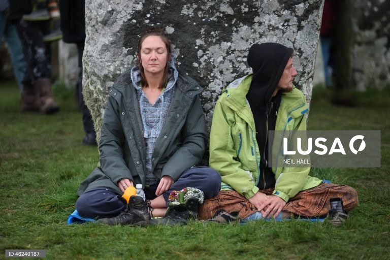 Solstício de inverno em Stonehenge