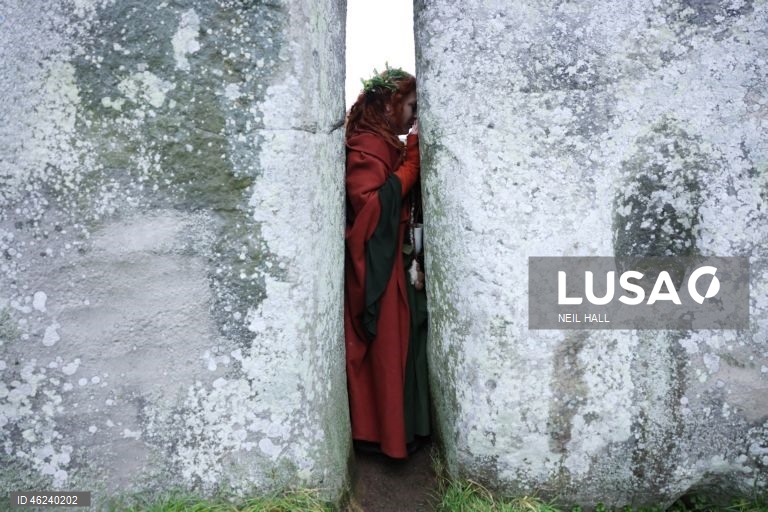 Solstício de inverno em Stonehenge