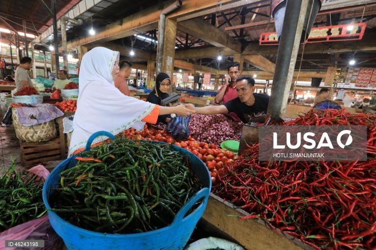 Indonésia: Mercado de rua em Aceh Besar