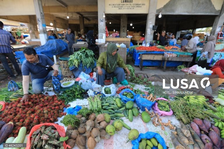 Indonésia: Mercado de rua em Aceh Besar