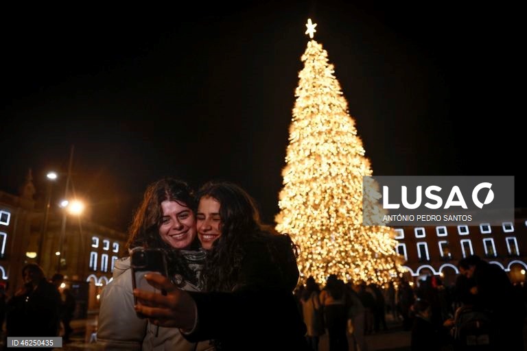 Reportagem fotográfica sobre o Natal, na Baixa de Lisboa, 23 de dezembro de 2025. ANTÓNIO PEDRO SANTOS/LUSA