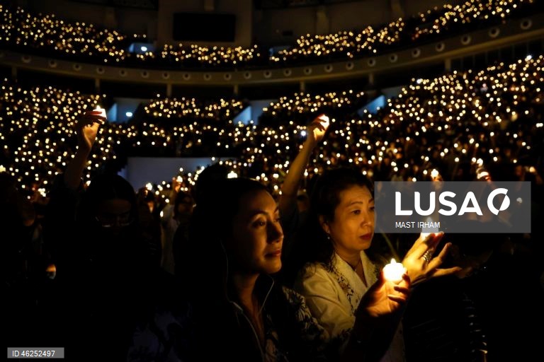 Celebrações da véspera de Natal em Jacarta