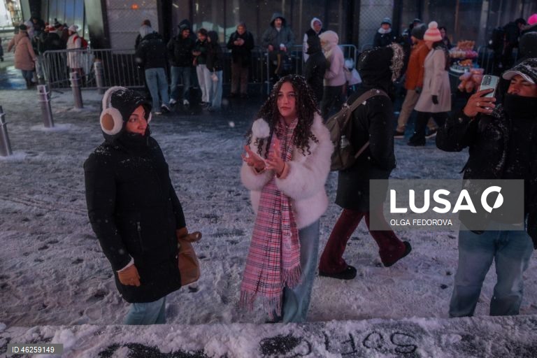 EUA: Tempestade de neve em Nova Iorque