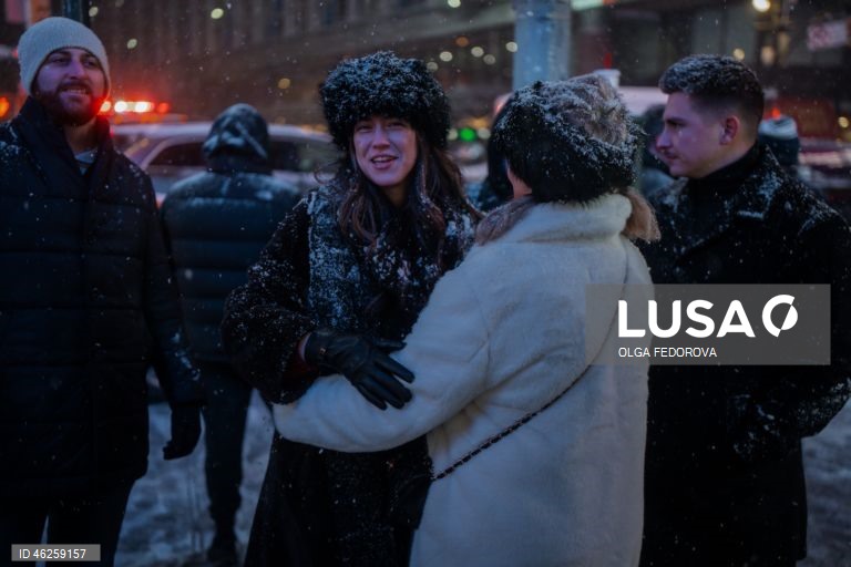 EUA: Tempestade de neve em Nova Iorque