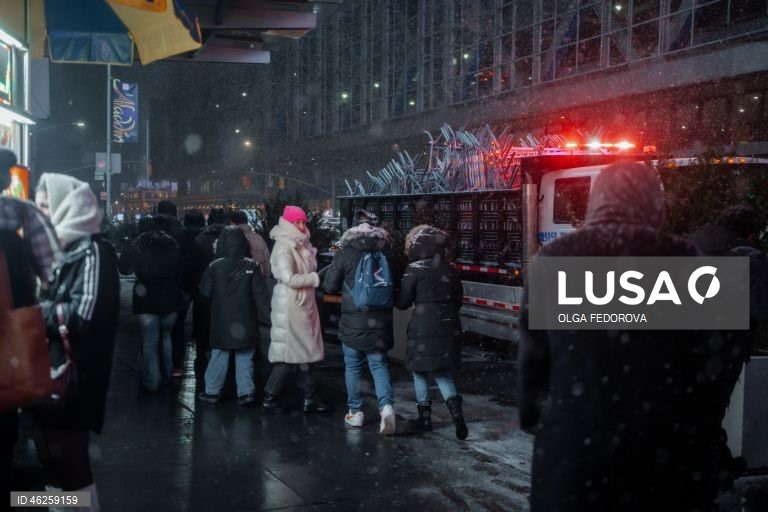 EUA: Tempestade de neve em Nova Iorque