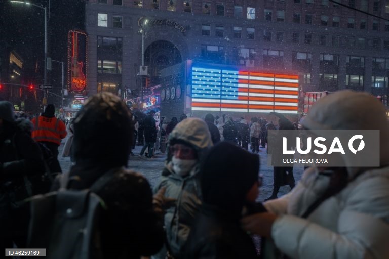 EUA: Tempestade de neve em Nova Iorque