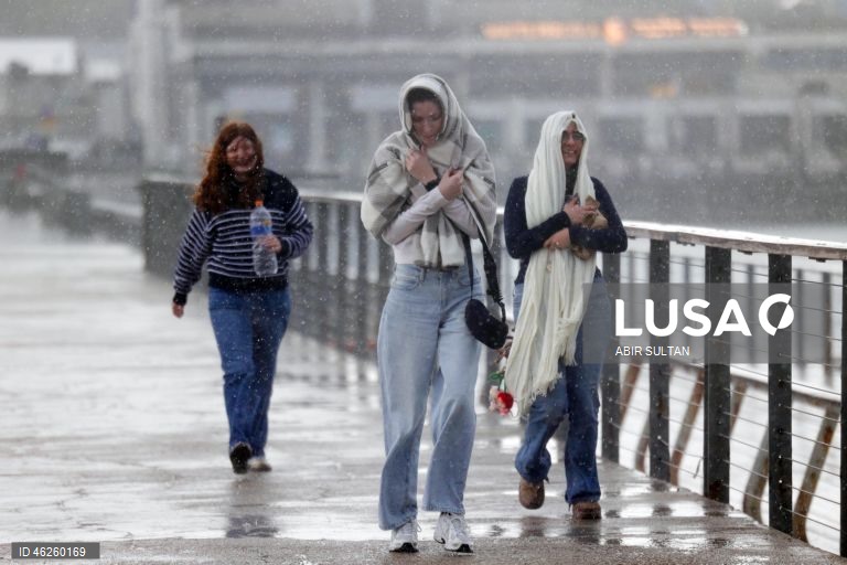 Israel: Tempo tempestuoso em Tel Aviv