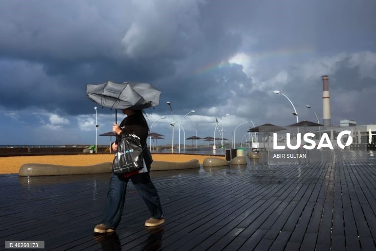 Israel: Tempo tempestuoso em Tel Aviv