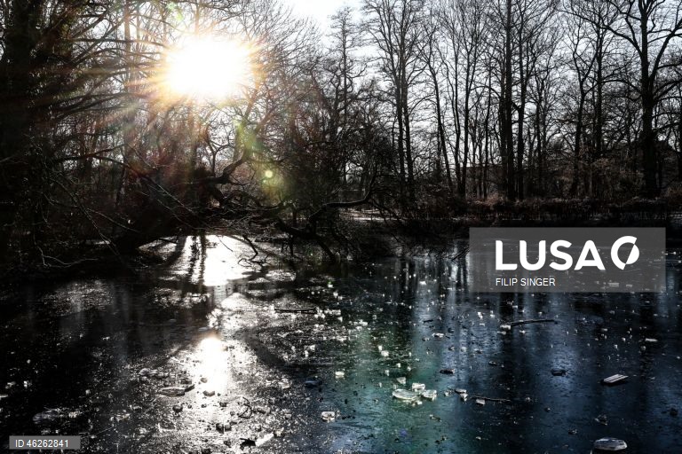 Tempo frio em Berlim.