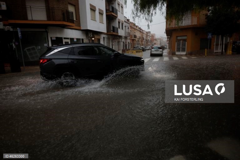 Espanha: Tempestades atingem o leste de Espanha