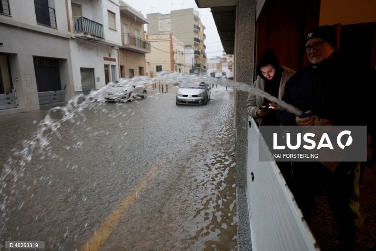Espanha: Tempestades atingem o leste de Espanha