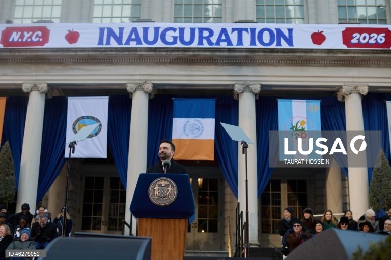 EUA: Zohran Mamdani toma posse como presidente da câmara de Nova Iorque
