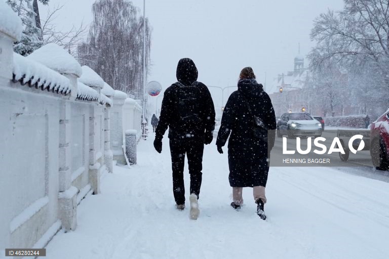 Dinamarca: Tempo frio