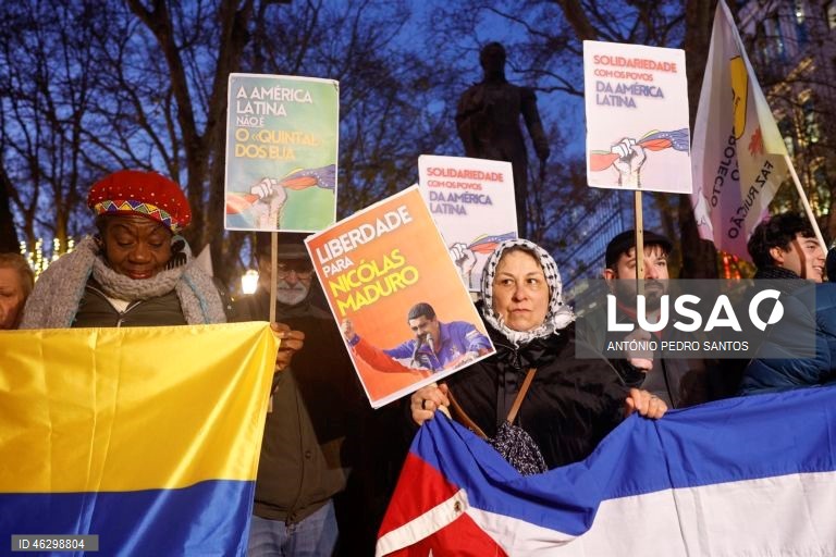 Manifestações em Lisboa e Porto contra o ataque de Trump na Venezuela