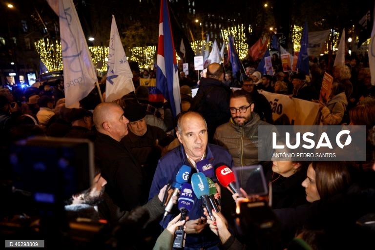 Manifestações em Lisboa e Porto contra o ataque de Trump na Venezuela