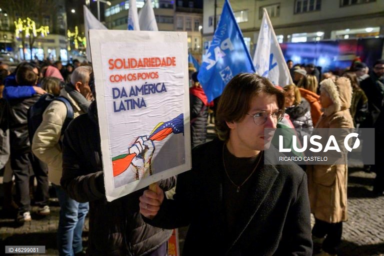 Manifestações em Lisboa e Porto contra o ataque de Trump na Venezuela