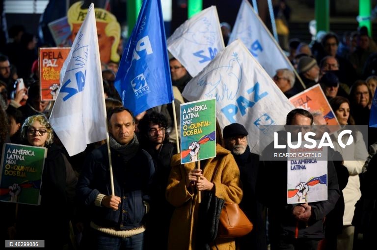Manifestações em Lisboa e Porto contra o ataque de Trump na Venezuela