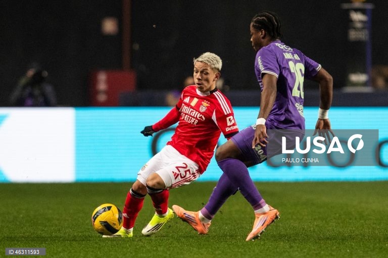 Futebol: Sporting de Braga vence o Benfica nas meias finais da Taça da Liga