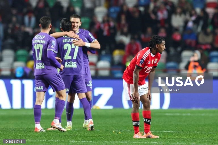 Futebol: Sporting de Braga vence o Benfica nas meias finais da Taça da Liga
