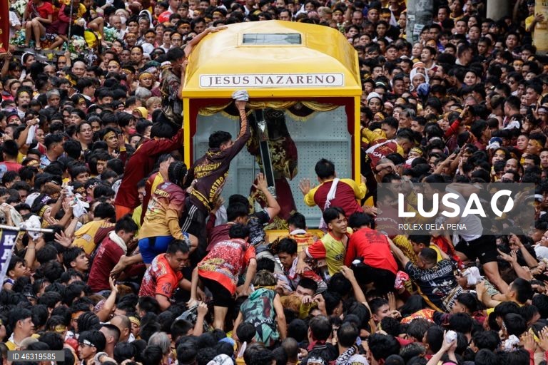 Filipinas: Festa católica de Jesus Nazareno celebrada em Manila