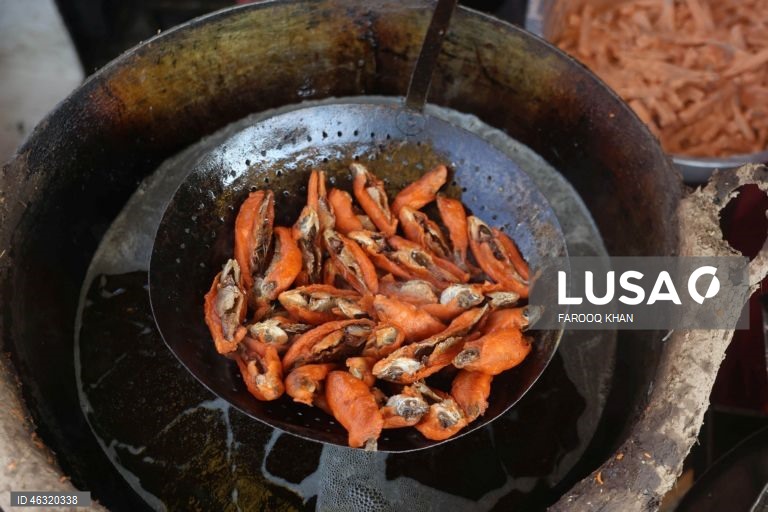 Índia: Comida de rua em Caxemira