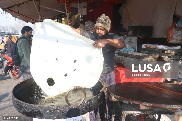 Índia: Comida de rua em Caxemira