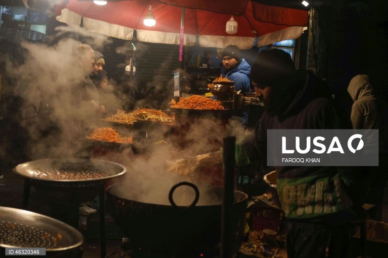 Índia: Comida de rua em Caxemira