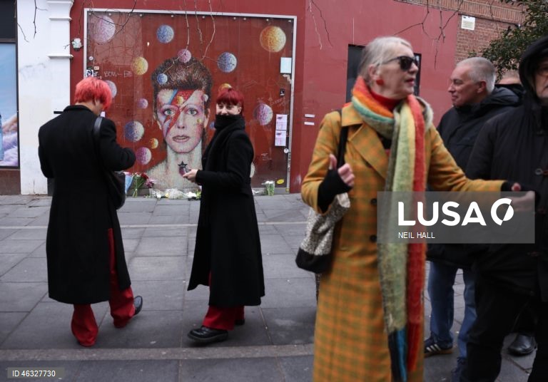 Londres: 10.º aniversário da morte de David Bowie