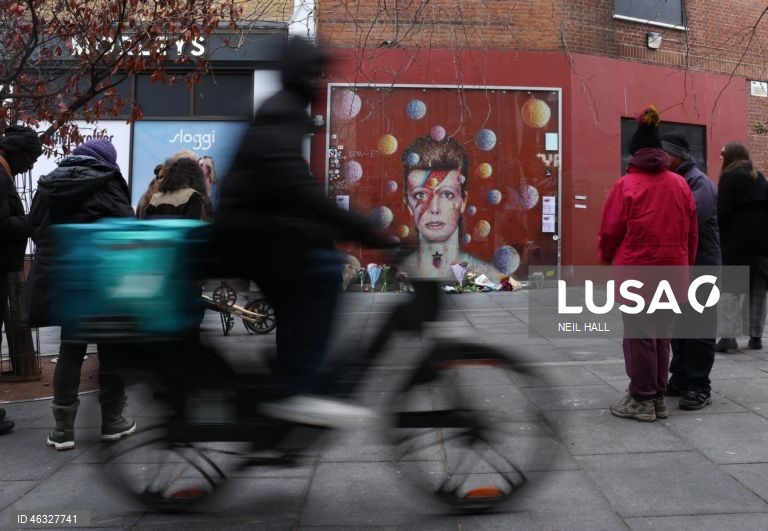 Londres: 10.º aniversário da morte de David Bowie