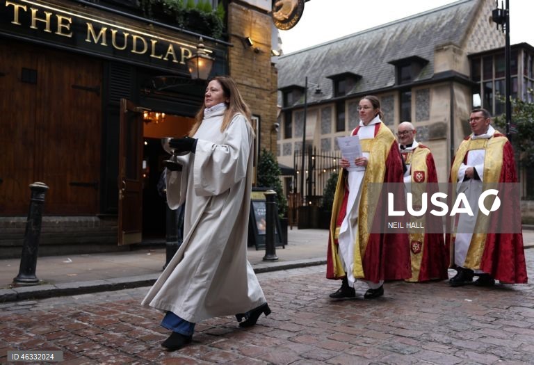 Londres: Bênção do rio Tamisa