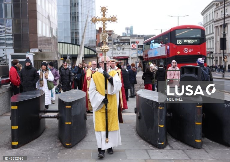 Londres: Bênção do rio Tamisa