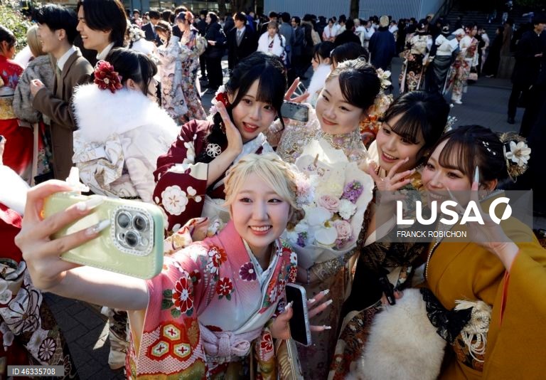 Japão: Cerimónia do Dia da Maioridade em Yokohama