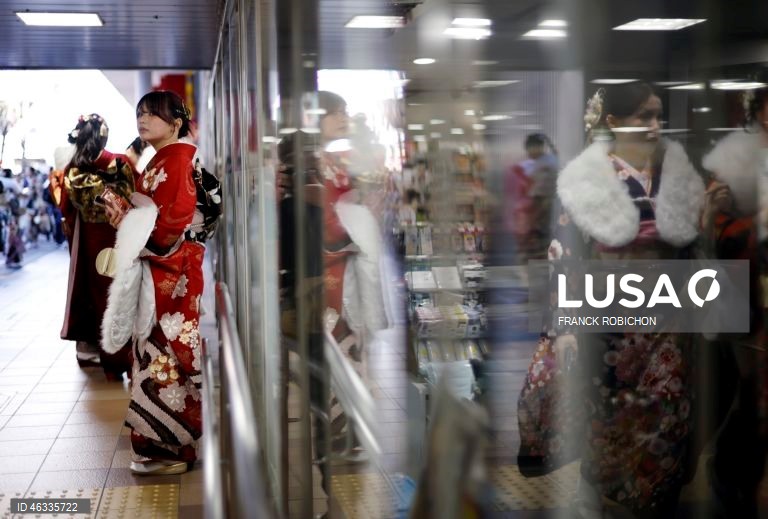 Japão: Cerimónia do Dia da Maioridade em Yokohama