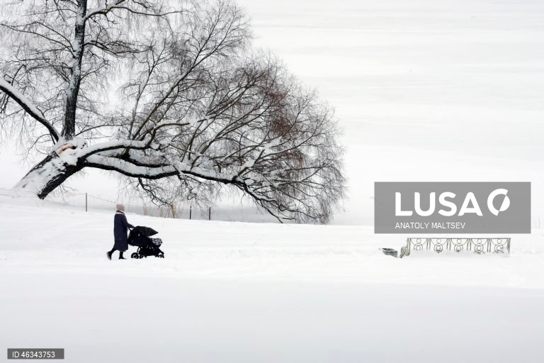 Rússia: Inverno em Moscovo