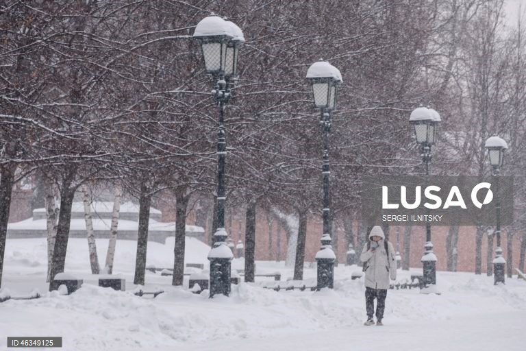 Rússia: Inverno em Moscovo