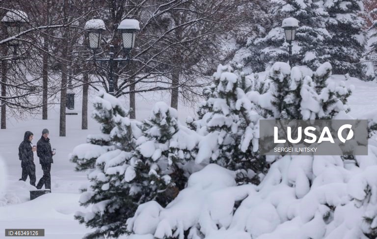Rússia: Inverno em Moscovo