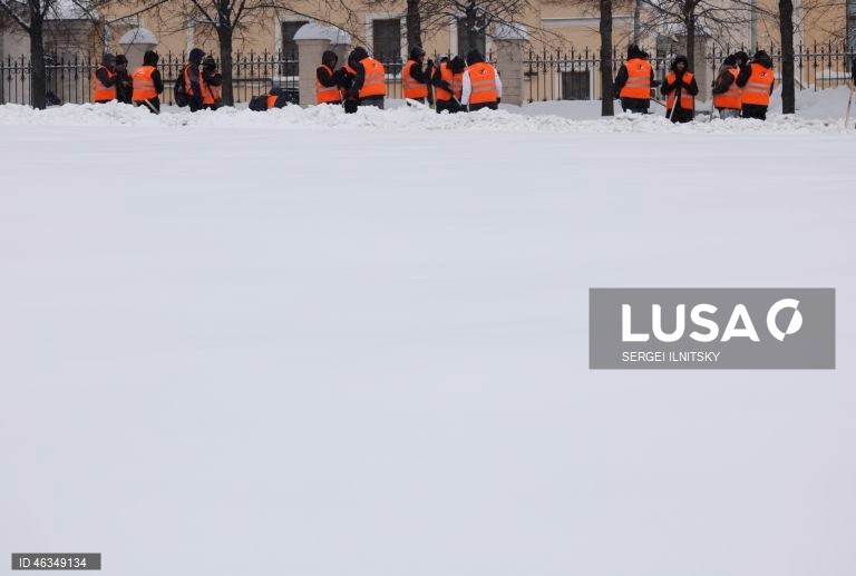 Rússia: Inverno em Moscovo