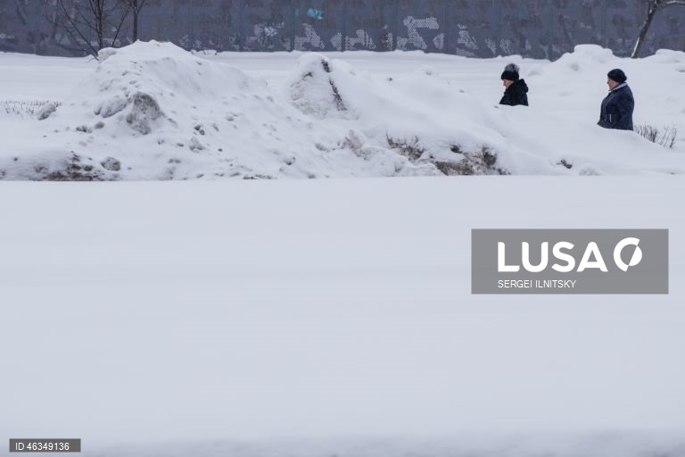 Rússia: Inverno em Moscovo