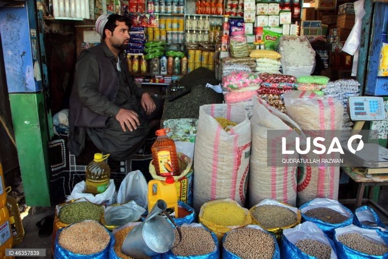 Afeganistão: Mercado tradicional em Kandahar