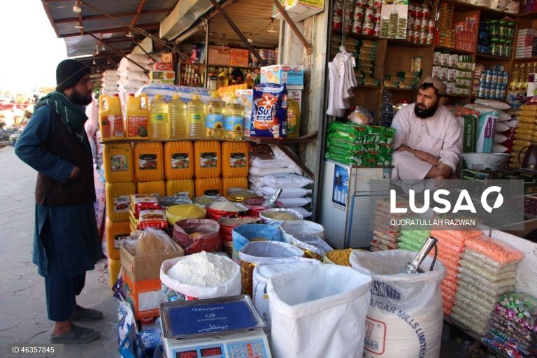 Afeganistão: Mercado tradicional em Kandahar