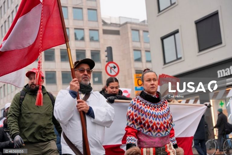 Dinamarca: Manifestação em Copenhaga contra as pretensões de Trump em relação à Gronelândia